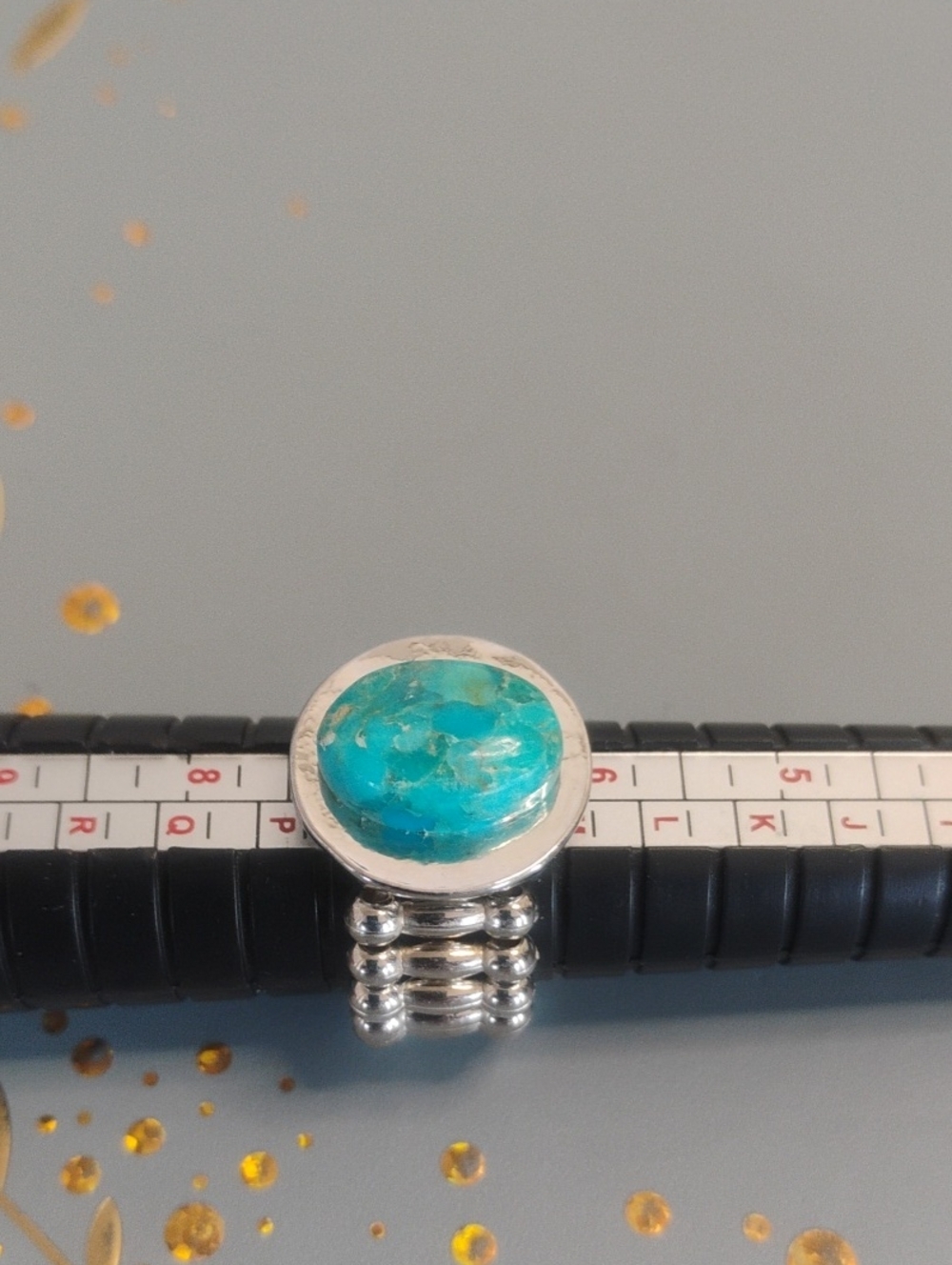 Genuine Kingman Turquoise Ring